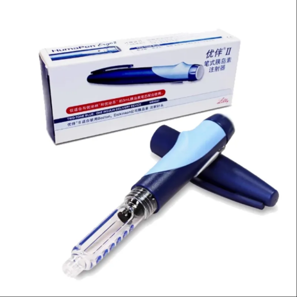 Auto Pen 2 Blue + 1 FREE CARTIGAE +  1 FREE NEEDLE