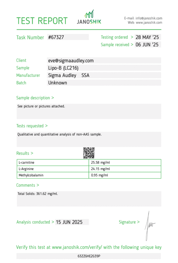 Lipo-B / LC216 10ml - Image 3